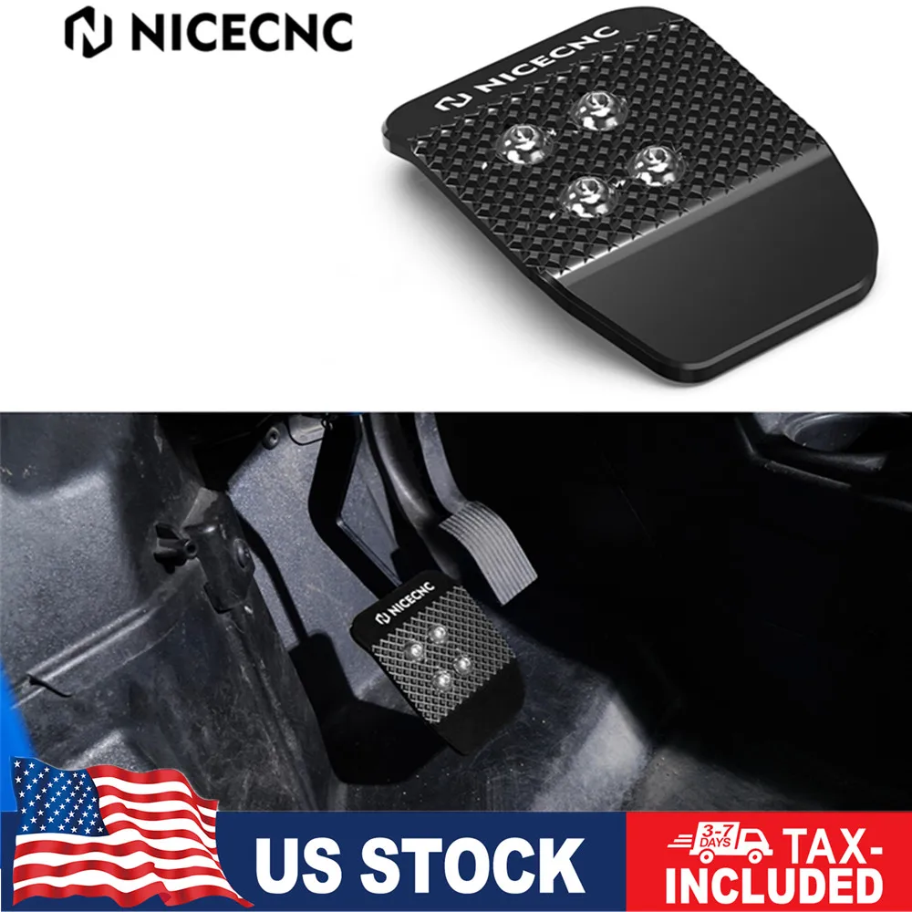 

​For Polaris RZR XP 1000 900 UTV Brake Pedal Extender RZR Turbo S 4 2021 Off Road Enlarge Footrest Pedal #2637566-070