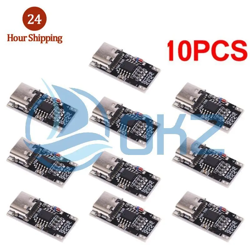 10PCS PD/QC/AFC TYPE-C Decoy Board USB Boost Module PD3.0 2.0 PPS/QC4+FCP AFC Type-c Trigger Polling Detector Power Fast Charge