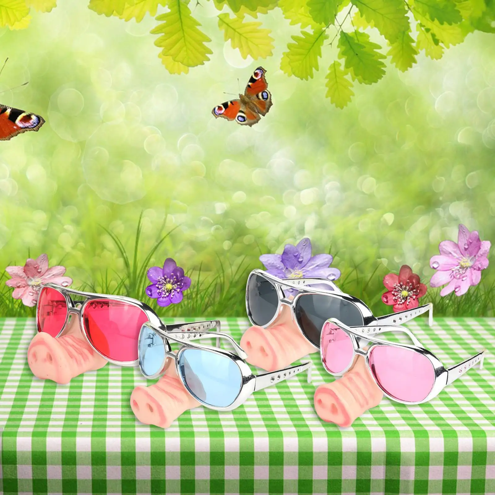 Pig Big Nose Glasses Funny Party Sunglasses for Fancy Dress Festival Cosplay
