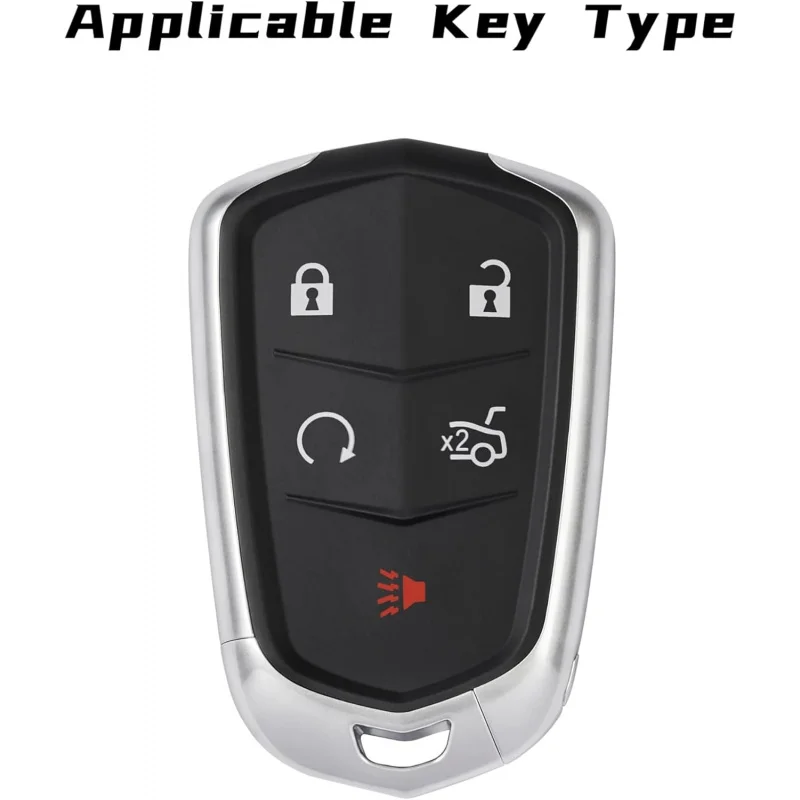Key Fob Cover for Chevy Suburban Tahoe 2015 2016 2017 2018 2019 2020 GMC Yukon