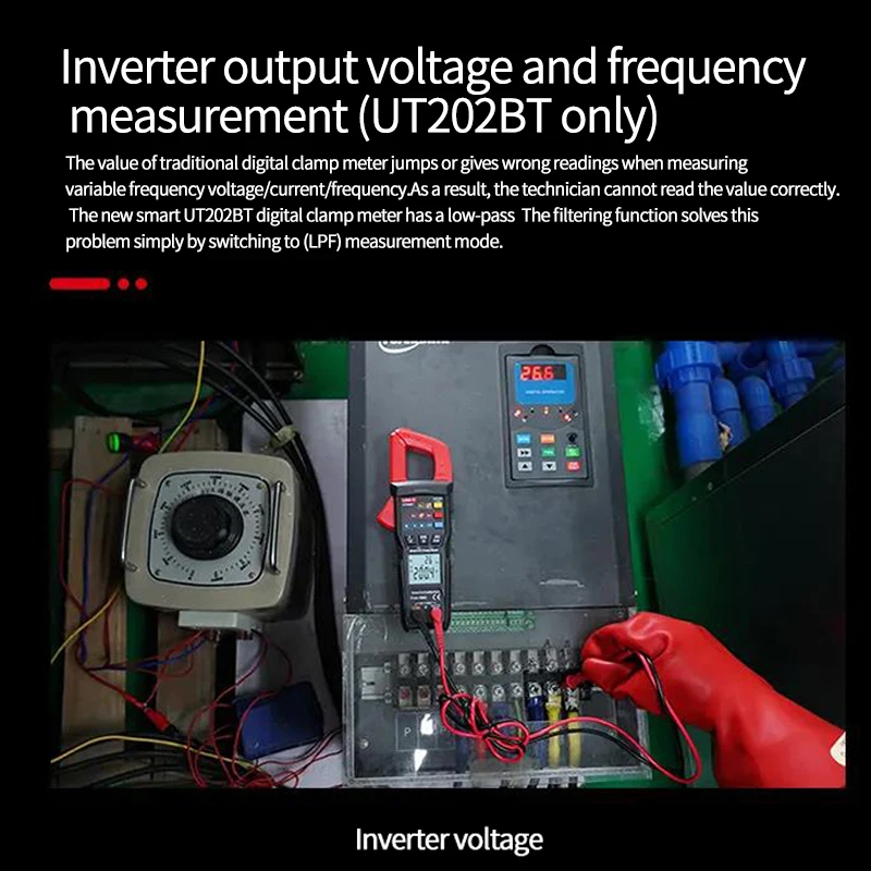 UNI-T nouveau pince multimètre numérique UT202S UT202BT connexion Bluetooth 600A tension de courant AC/DC 9999 points TRMS NCV ampèremètre testeur