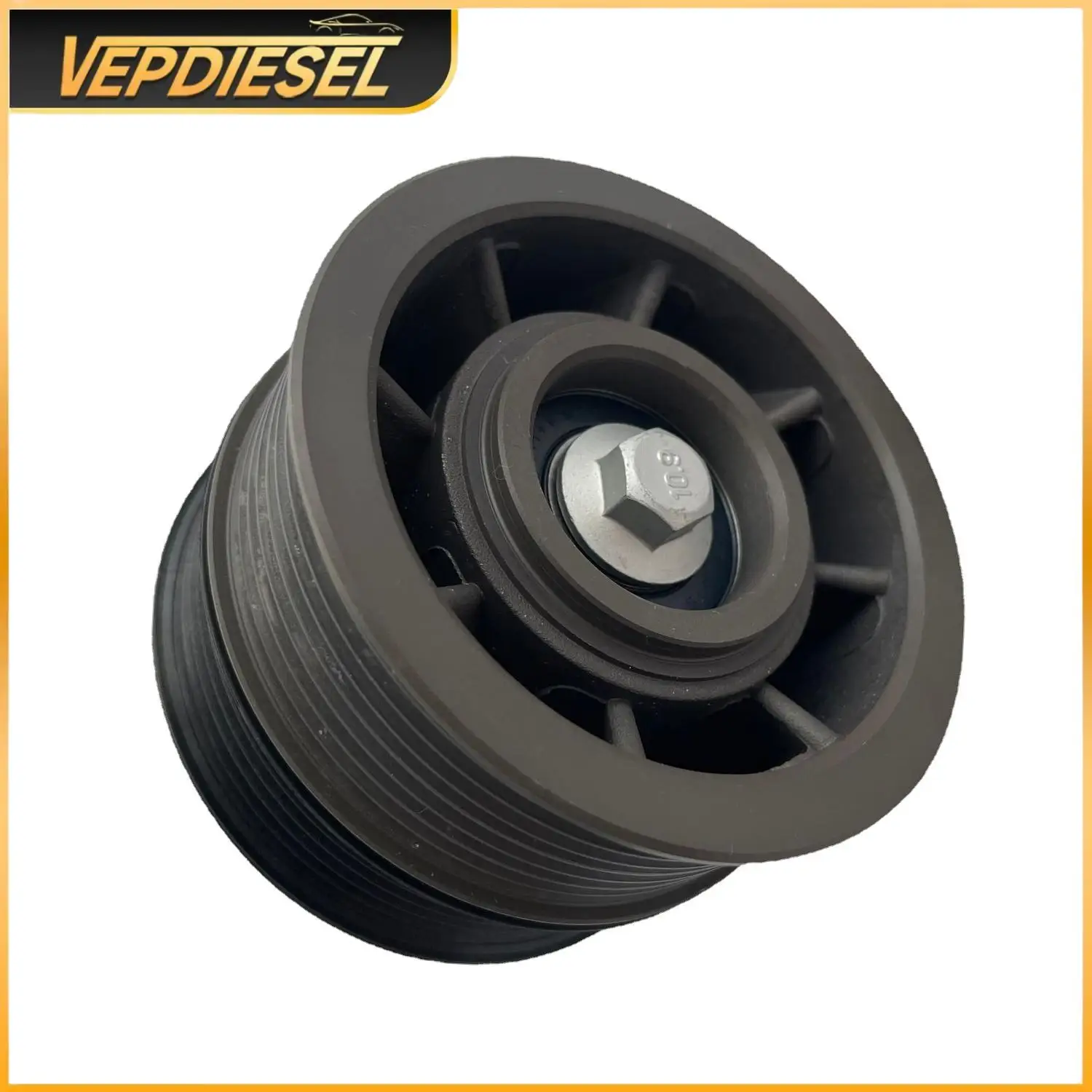 1132020419 1Set Supercharger Double Pulley Drive Belt Idler Pulley for M113k CLS55 SL55 S55 G55 E55 Mercedes AMG Car Accessories