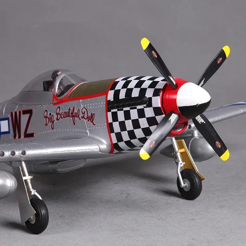 Fms 800mm P51 Mustang Big Beautiful Doll 4CH 2s Model Plane Aircraft Avion P-15 Mustang V2 Pnp Epo Rc Airplane Warbird