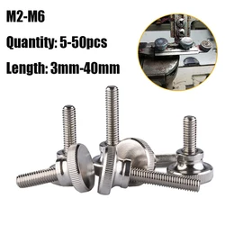 M2 M3 M4 M5 M6 M8 M10 stainlessy steel Knurl High Step Head Hand Tighten Thumb Screw Curtain Wall Glass Lock Thumbscrew Adjust