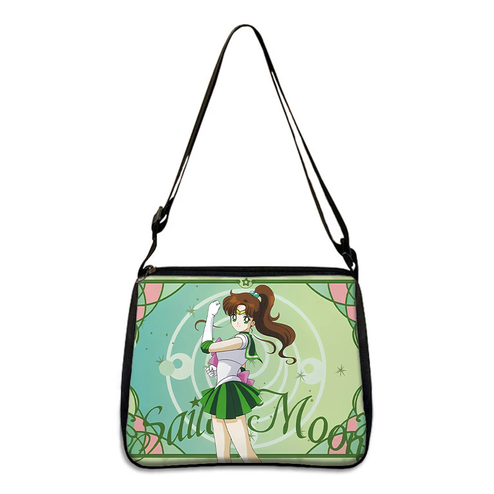 Sailors Moons Underarm Bags Cute Anime Terylene Single Shoulder Bags Fashion Kawaii Women Handbags Birthday Xmas Gifts