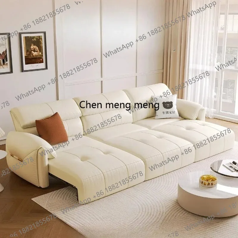 Microfiber Leather Electric Sofa Armrest Waterproof Relax Oversized Recliner Sofa Lounge Bedrooms Divano Di Lusso Furniture Home