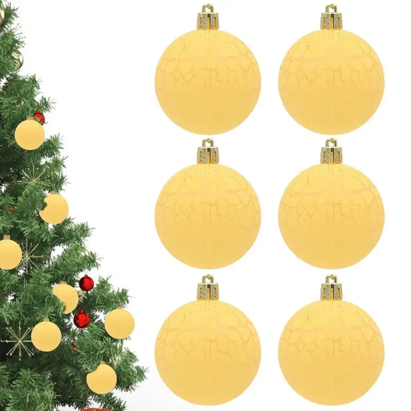 

Christmas Tree Balls Christmas Tree Decorations Ornaments Set Of 6 Home Party Decors Christmas Tree Hangings Pendant Christmas