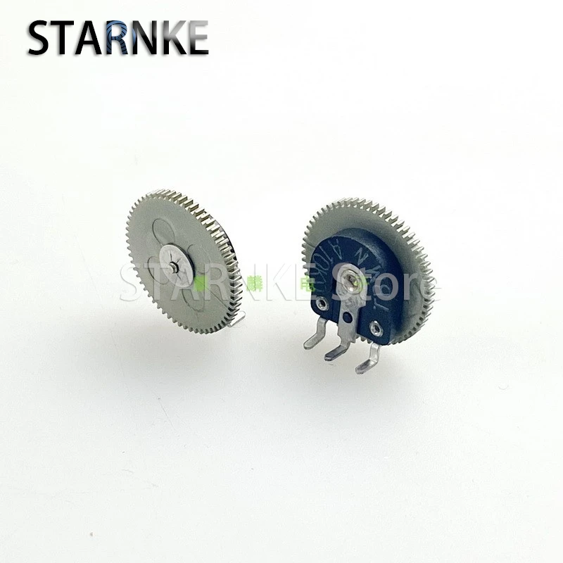5PCS Dial Gear Potentiometer 3-Pin Single A10K 16*1.3mm Radio Volume Switch