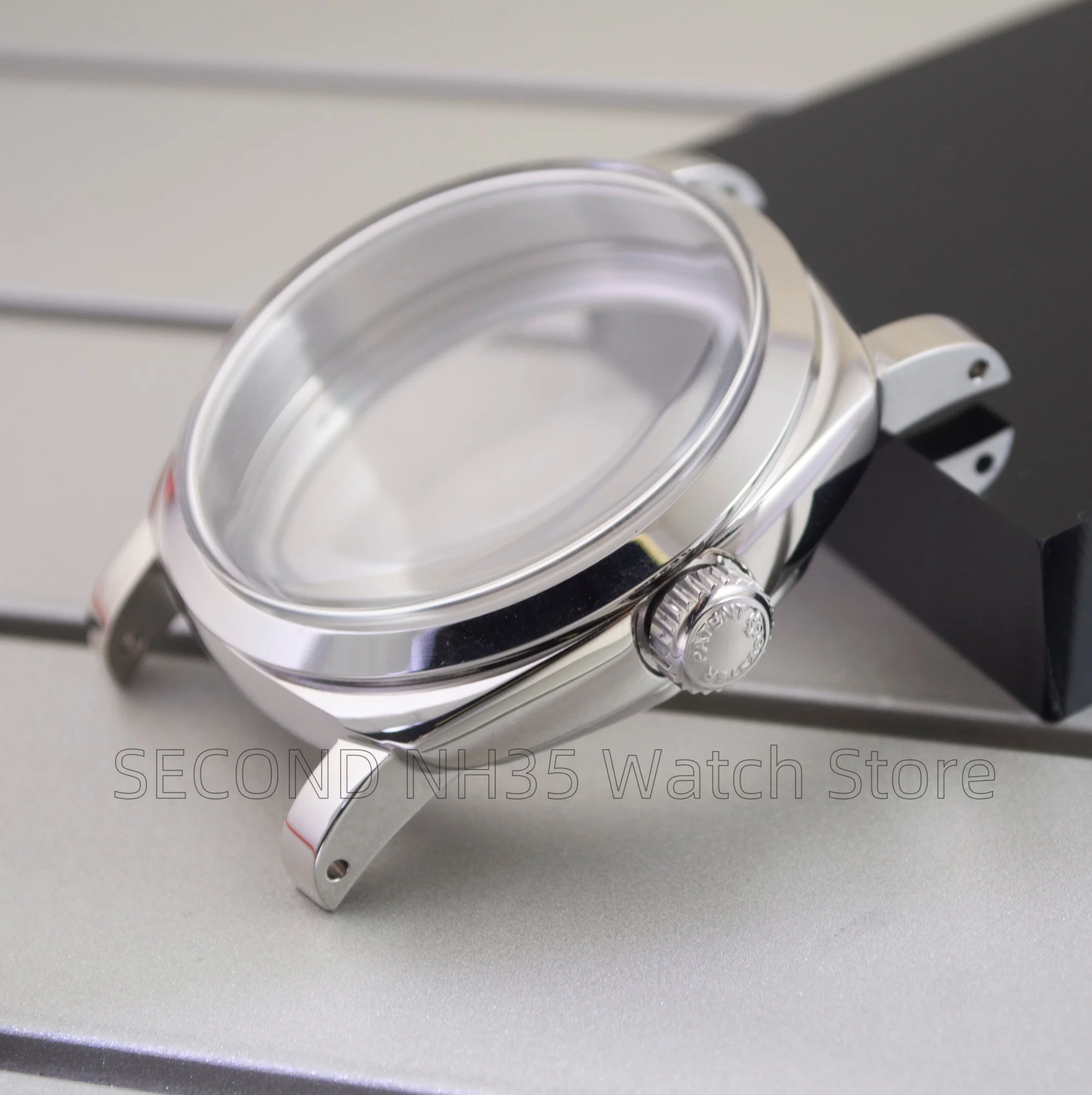 47-ミリメートルケースカモメ-st3600-eta6497-ムーブメントステンレス鋼ケース-arcylic-サファイアドームガラスメンズ機械式時計部品-pam-6154