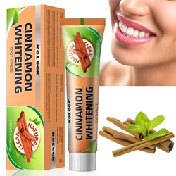 Keleek cinnamon mint flavor whitening toothpaste,  continuous fresh breath, Remove stains and yellows， oral care Protect gums