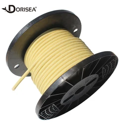 DORISEA 80LB-6500LB Aramid Fiber Braid Kevlar Kite Line Fishing Assist Cord for Flying Camping Hiking Multifunctional Cord Rope