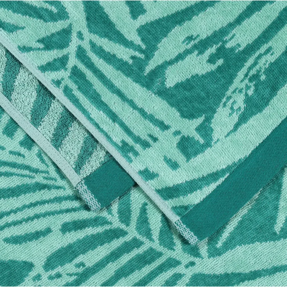 Oversized Green Palm Print Bea - Beach Towel Large recension och pris