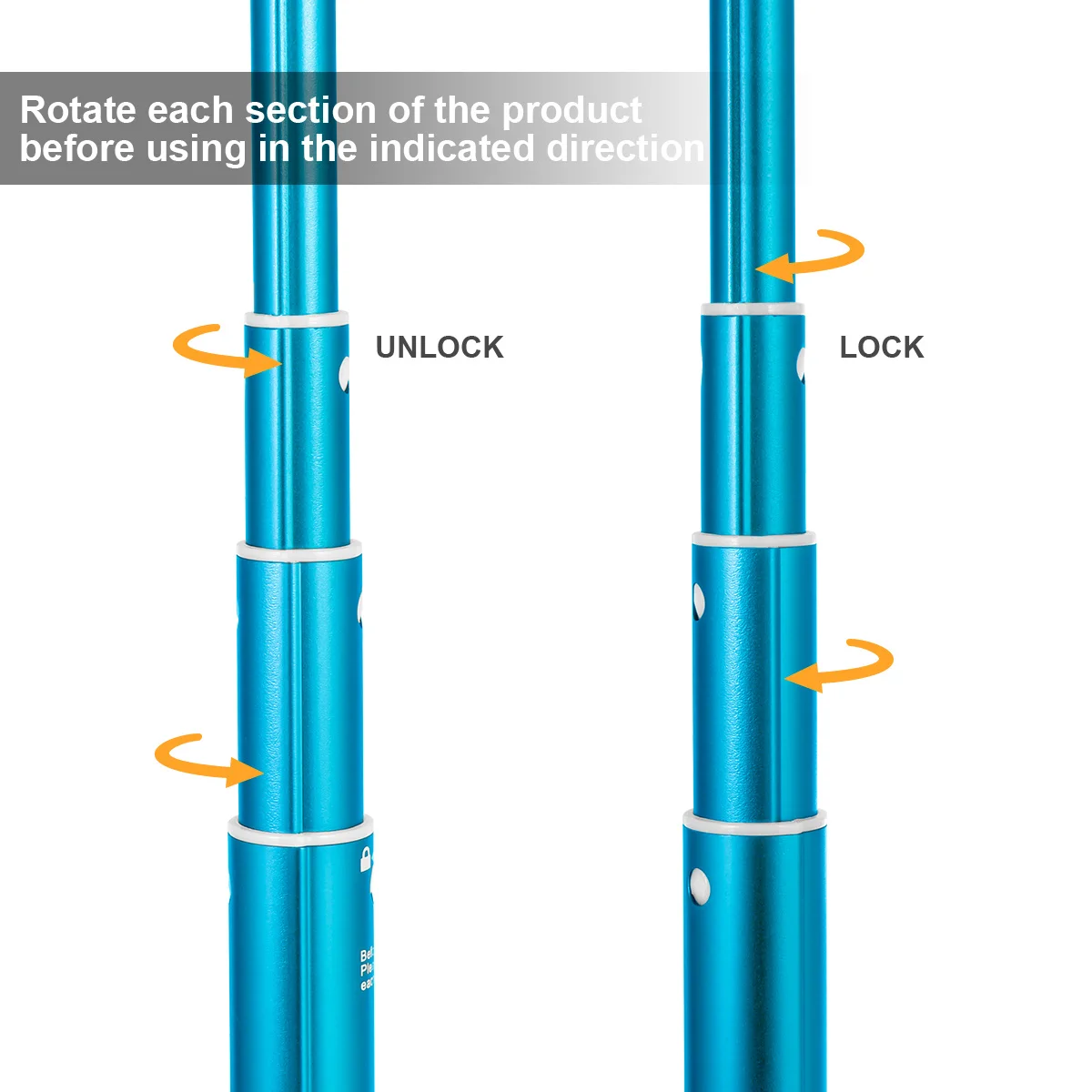 

1Pcs Dog Teaser Pole Extendable Flirt Ploe for Pets Large Blue Robust Handle Comfortable Carry Training Aid for Curiosity