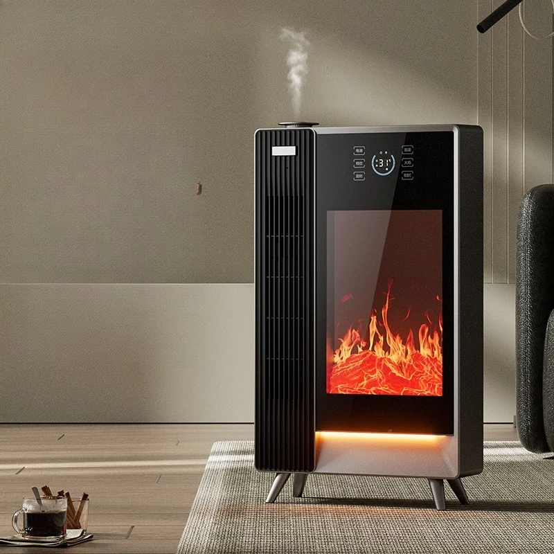 Heater ambient light graphene silent energy saving household heater voice timing humidification large area
