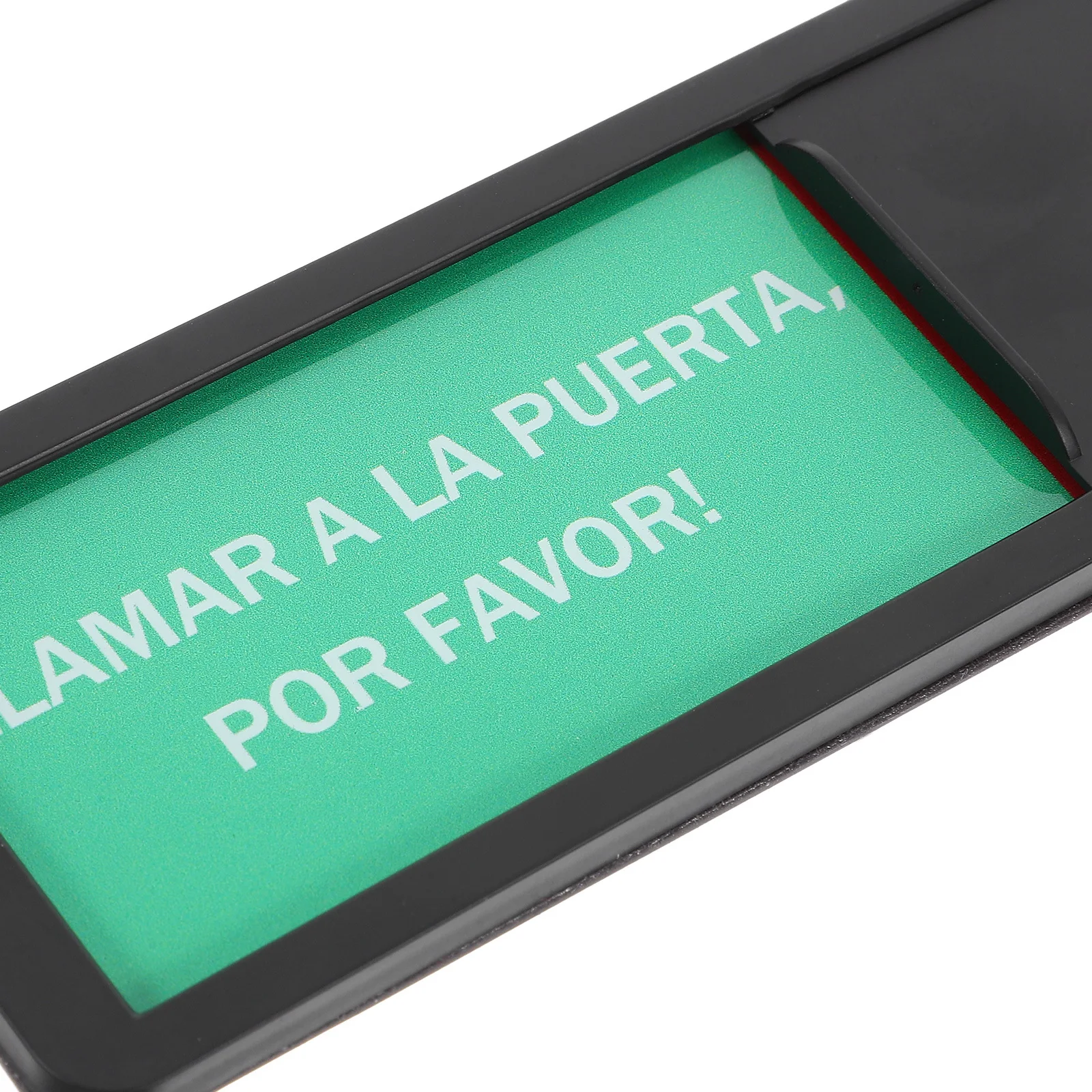 علامة تبديل الحالة لغرفة الاجتماعات المكتبية، مؤشر الخصوصية للباب المنزلق في الاستخدام، شماعة الباب الشاغرة، لافتة لا تزعج #6