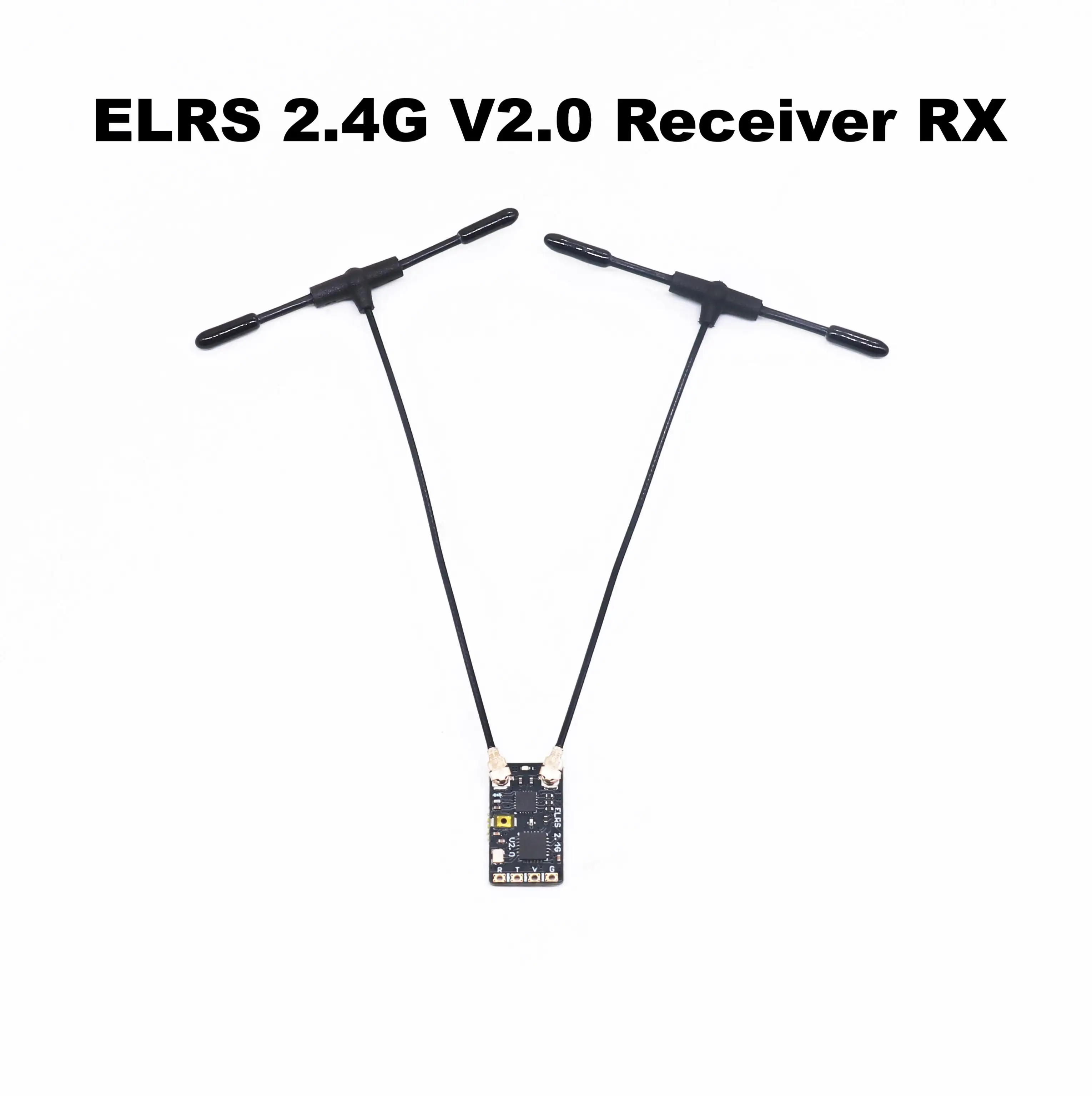 

DroneHub ELRS 2.4G Receiver RX Crossover Receiver Model FPV NANO ExpressLRS with T type Antenna Support Wifi upgrade Drone