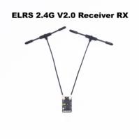DroneHub ELRS 2.4G Receiver RX Crossover Receiver Model FPV NANO ExpressLRS with T type Antenna Support Wifi upgrade Drone