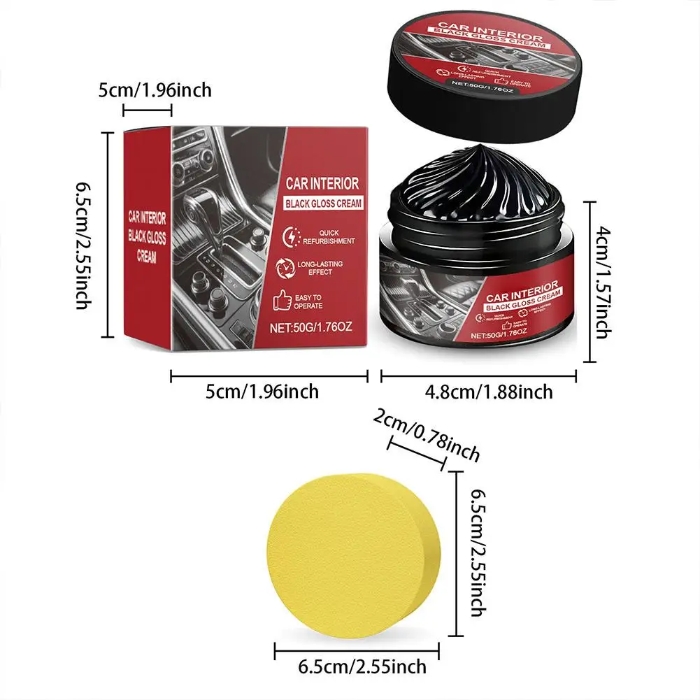 سيارة البلاستيك المرمم السيارات الداخلية الجلود تنظيف طلاء وكيل العودة إلى الأسود لمعان الشمع إصلاح السيارات تجديد اكسسوارات السيارات