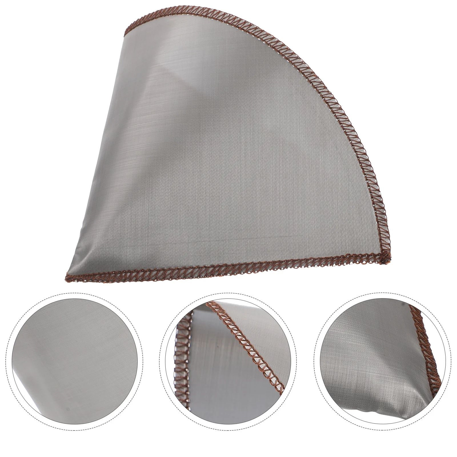 

Coffee Filter Mesh Screen Stainless Steel Reusable Cone Dripper for Espresso Coffee Making Leakproof Tea
