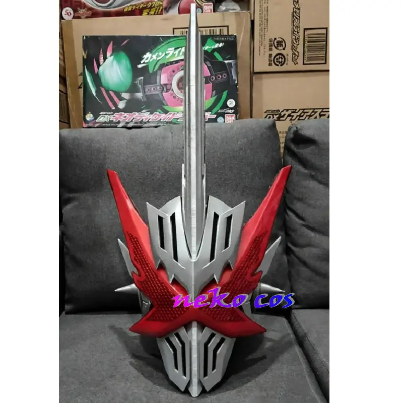 nekocos Rider Saber Dragonic Knight material de resina ‌ Material PLA ‌ Casco máscara disfraz cosplay