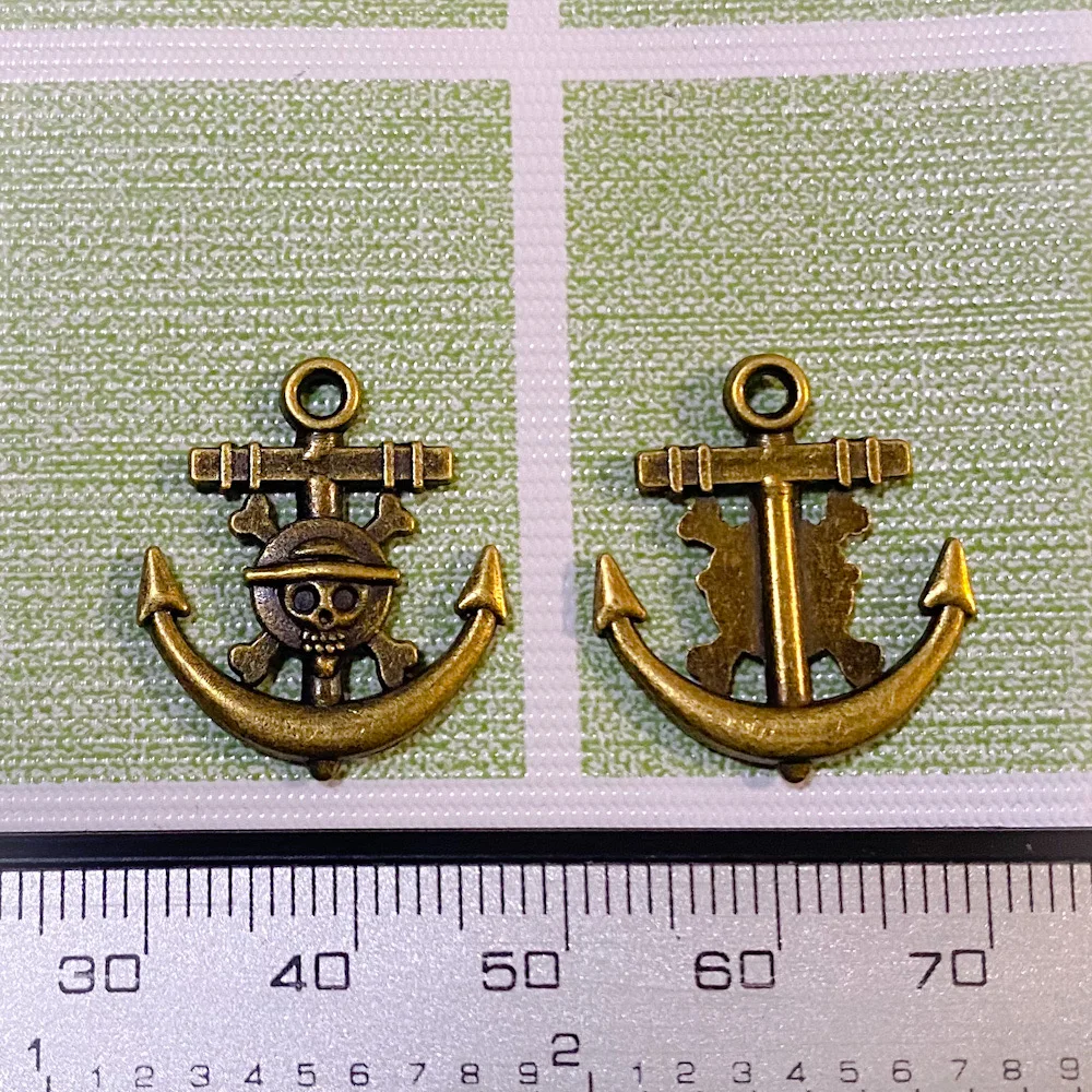 10pcs 20types Metal Alloy Pirate Boat Sailing Anchor Charms Pendants Antique Bronze Rudder Handmade Jewelry Diy Accessory