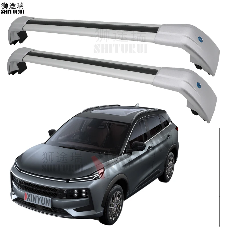 

SHITURUI 2Pcs Roof Bars for JAC JS6 Aluminum Alloy Side Bars Cross Rails Roof Rack Luggage