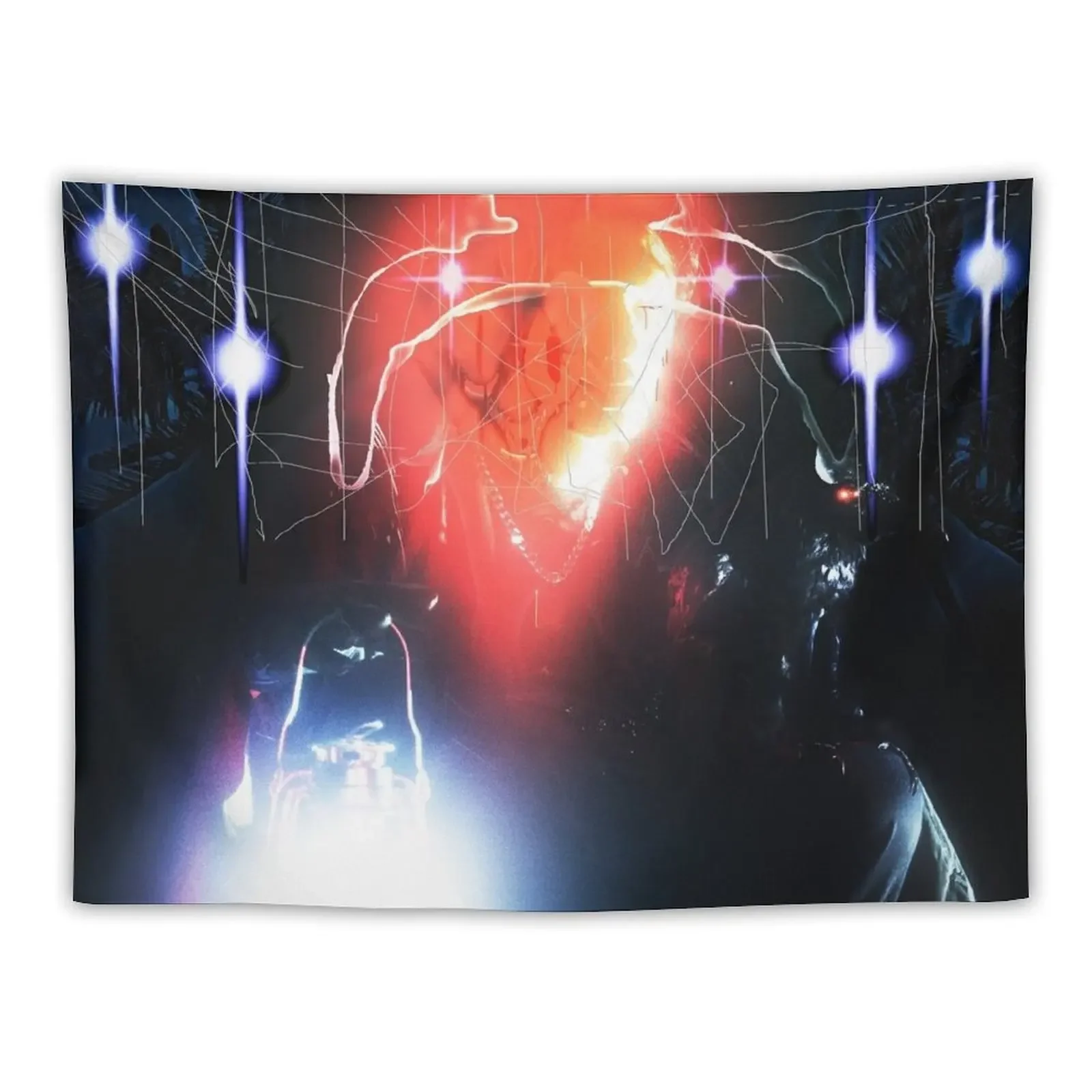 

Red Light HQ bladee album cover Tapestry Bedroom Decoration Aesthetic Decoration Tapestry