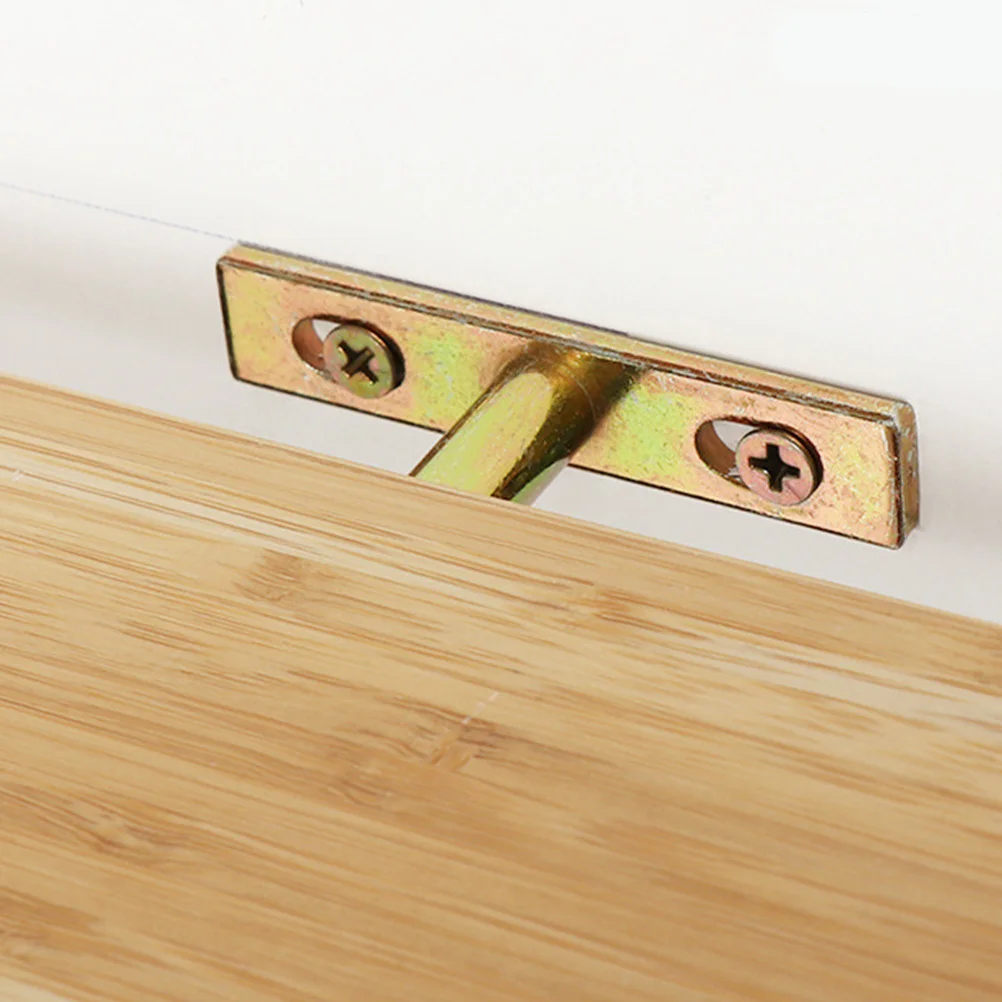 

4Pcs 5 Inch Invisible Shelf Brackets Heavy Duty Steel Floating Shelf Support Modern Wall Mounted Hidden Bracket for Living Room