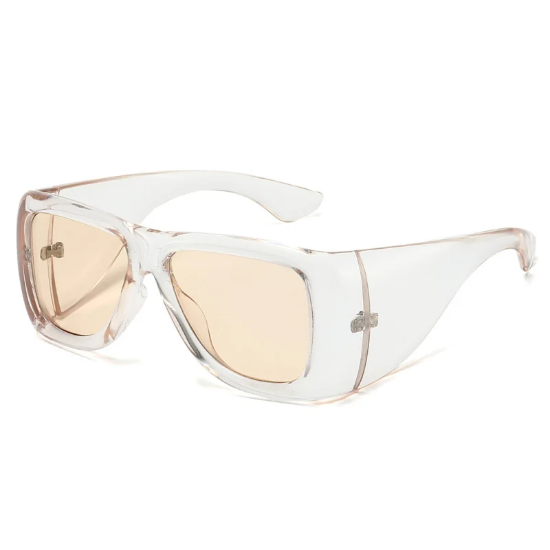 Oversized Y2K Sunglasses Women Men Square Bubble Bold Frame Designed Wrap Travel Driving Riding Sun Glasses UV400 Shades image 6