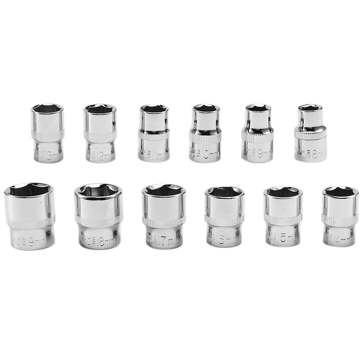 

ABNJ 12 шт., набор глубоких длинных розеток 3/8 дюйма, квадратное отверстие 10 мм, 8 9 10 11 12 13 14 15 16 17 18 19 мм