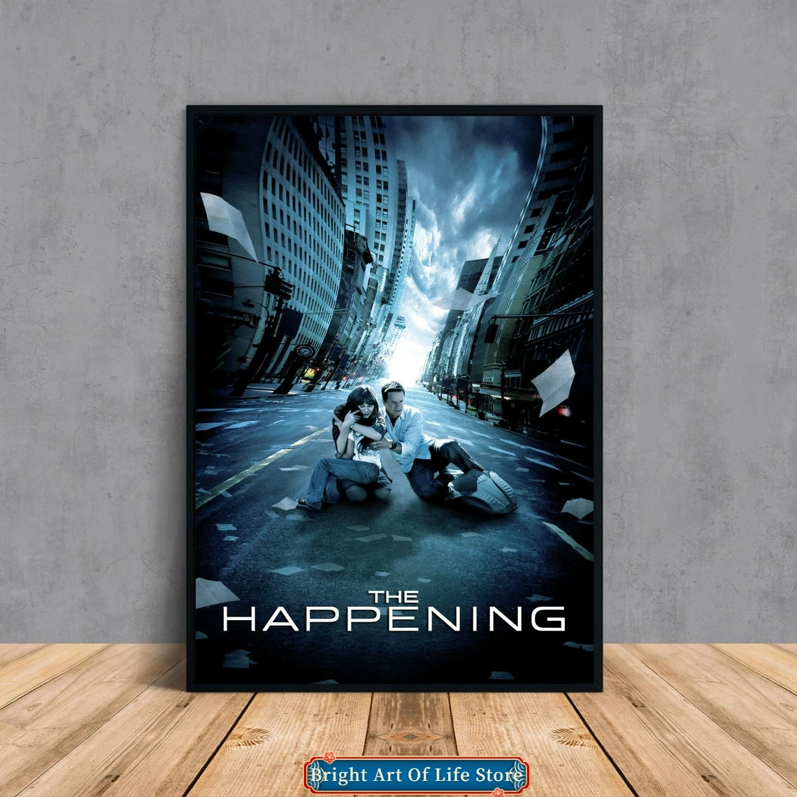 

The Happening (2008) Classic Movie Poster Cover Photo Canvas Print Apartment Home Decor Wall Painting (Unframed)