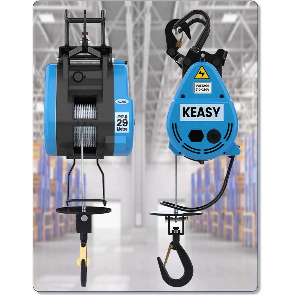 500KG electric hoist, 220V crane, small household lifting, wireless remote control, air conditioning wire rope hoist