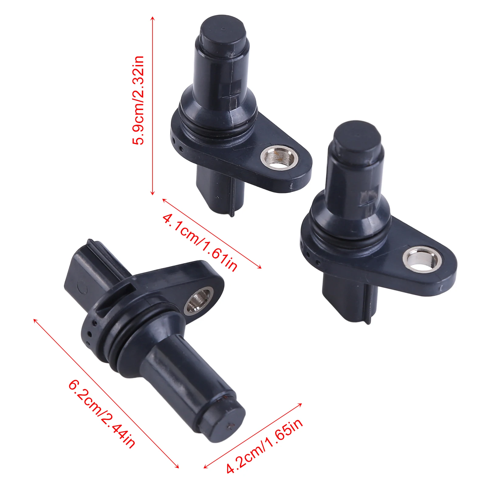 Camshaft/Crankshaft Position Sensors Set Compatible for INFINITI EX37 2013 23731-EY00A 23731-JA10B