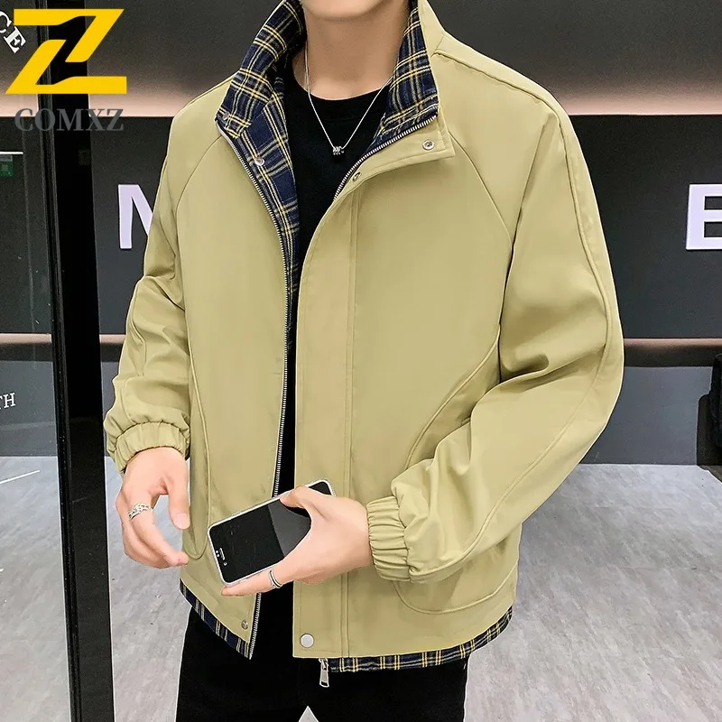 

COMXZ 2025, мужская и женская ветровка на весну и осень, легкая водонепроницаемая куртка, уличное пальто для рыбалки и пешего туризма, модное ветрозащитное техническое пальто