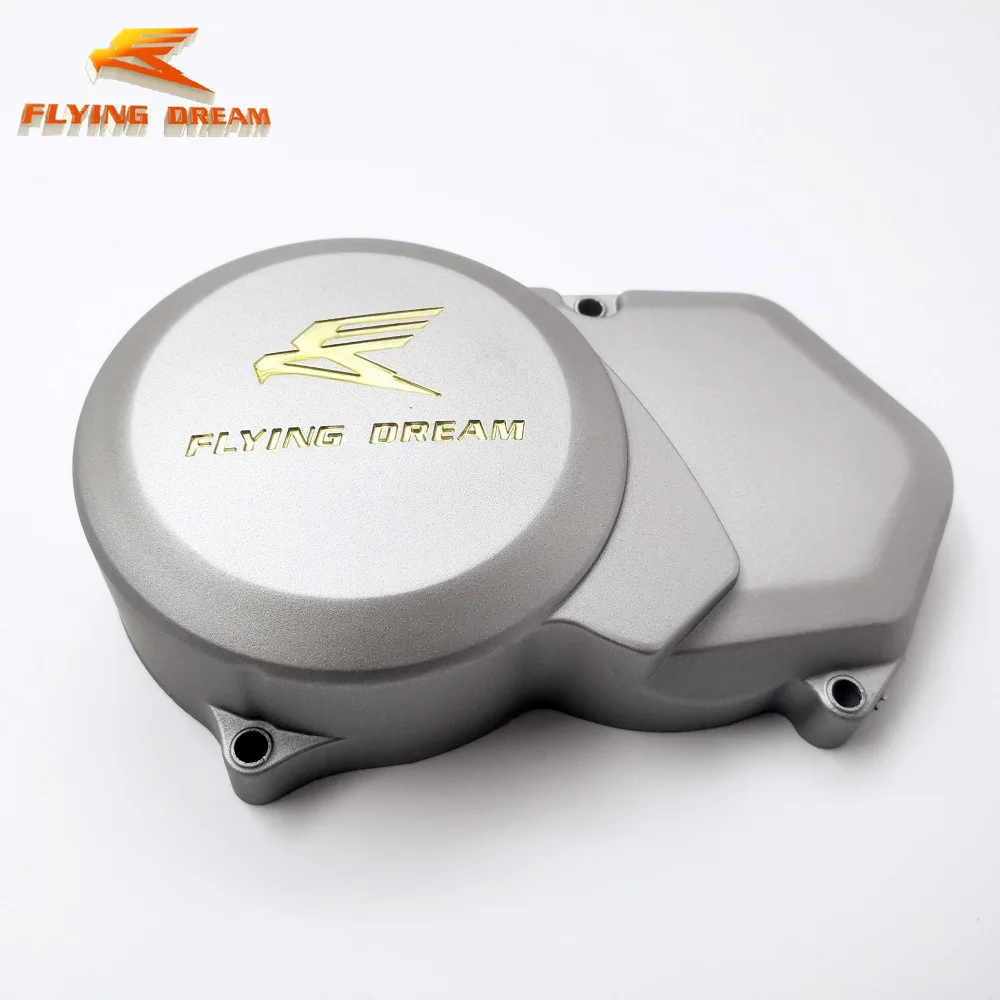 Engine left cover Universal aluminum engine side cover shell For110 125 140 150CC HONDA XR50 CRF50 Z50 XR 50 70 CT70 Pit Bike 