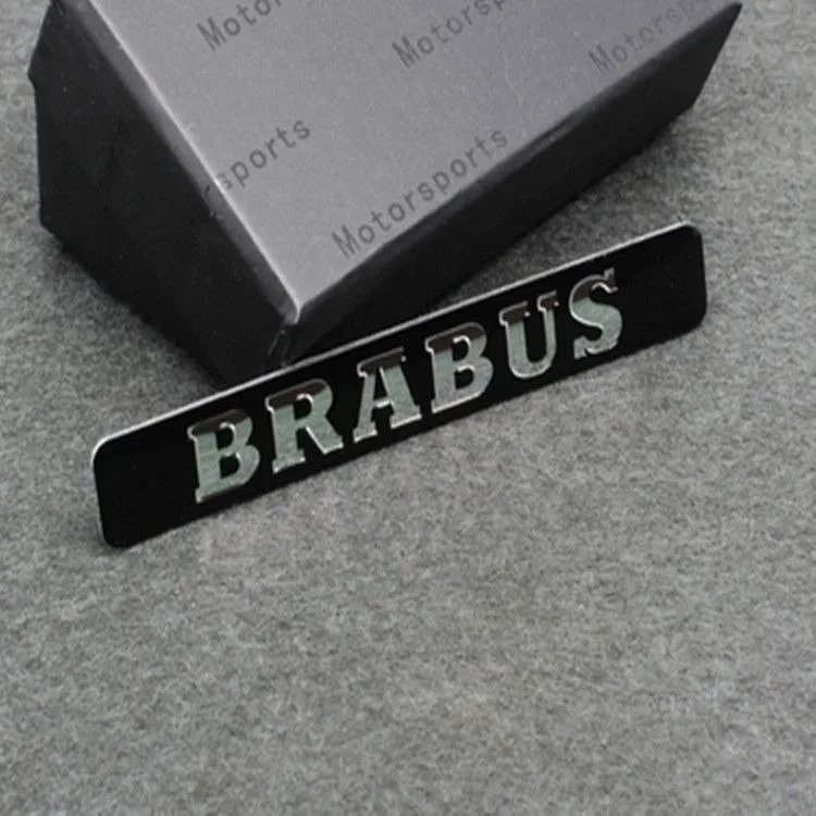 

Vehicle Logo Side Panel Trunk Stickers Aluminum Body Sticker For Brabus W463 G500 G350 G63 G65 W204 W205 W213 W253 W254 G GLC