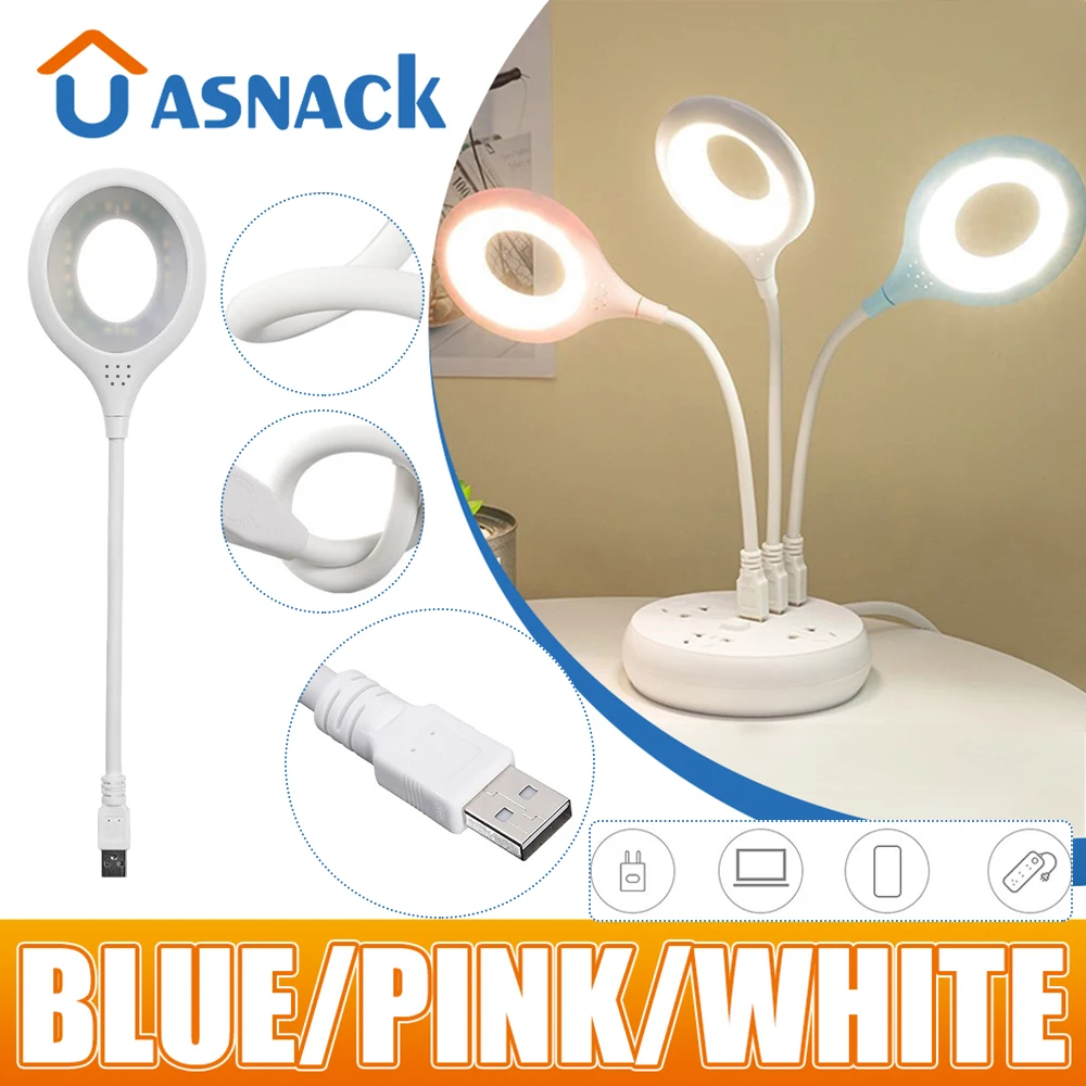 

LED Table Lamp Portable Night Light Lamp Freely Foldable Desk Lamp USB Reading Talbe Lamp Eye Protection Saving Energy Desk Lamp