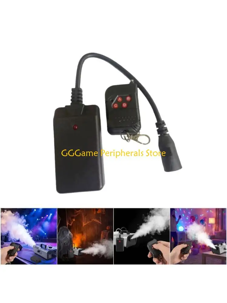 

U55B Portable Fog Controller Remote Receiver ABS Construction for 400W 500W 900W 1500W Fog Machine Mobile Performances Teams