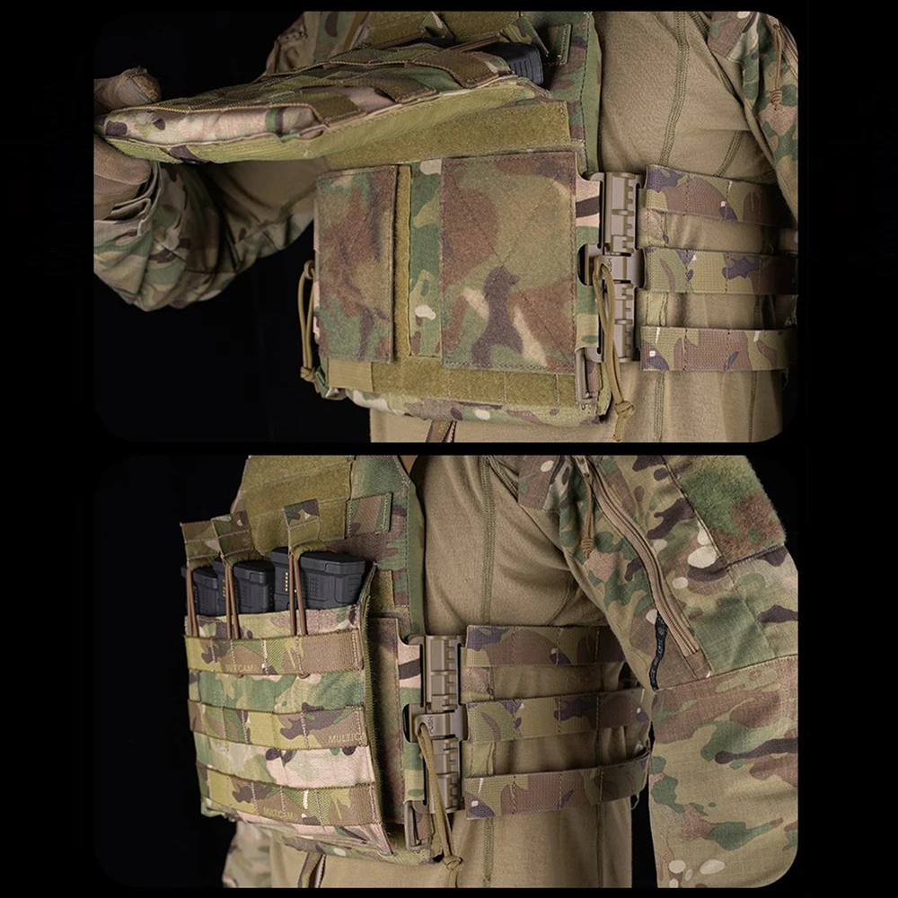 التكتيكية لوحة الناقل مولي حزام خصر Cummerbund مع مشبك الإفراج السريع ل JPC AVS SPC قوس الادسنس سترة صيد الناقل