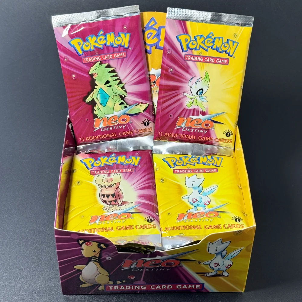 neo destiny unlimited booster box Pokmon Empty 1st Edition Pack (Noctowl) Cut Opened From Top ready to help you overcome any challenge! Huge 1st Edition Neo Destiny