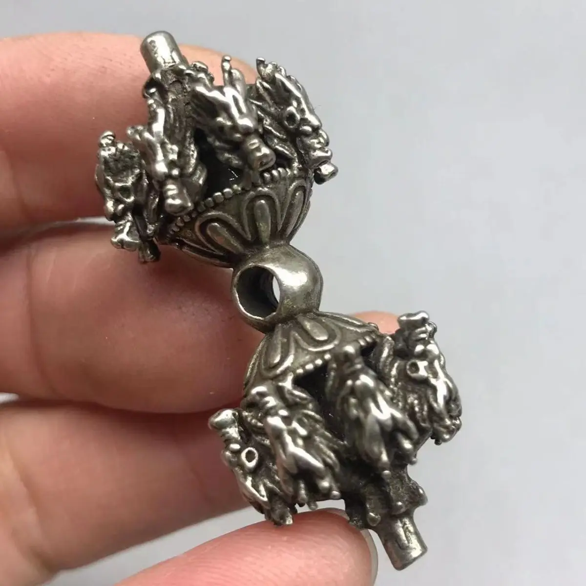 Tibetan eight dragon vajra dharma instrument Statues Figurines Lucky Ornaments Home Decoration gifts