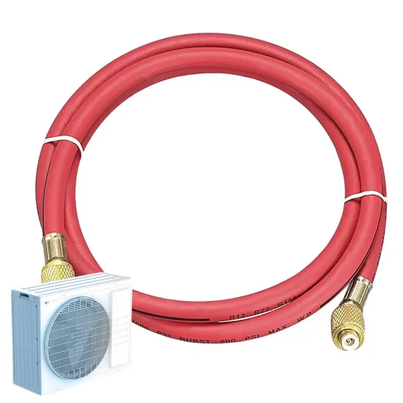 Air Conditioner Charging Hose 59 Inches Auto AC Charger Pipe R134a High Pressure Hose For Manifold Gauge Refrigerant System