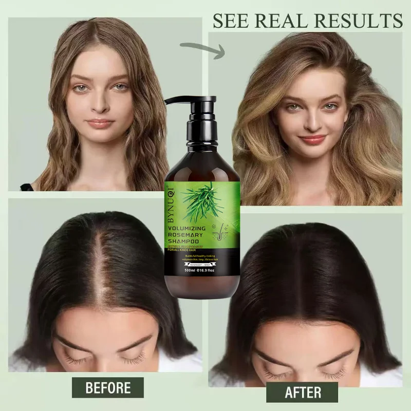 

500ML Batana Oil Shampoo Soothing Scalp Intense Repair Batana Nourishing Shampoo with Rosemary Extract for All Hair Types