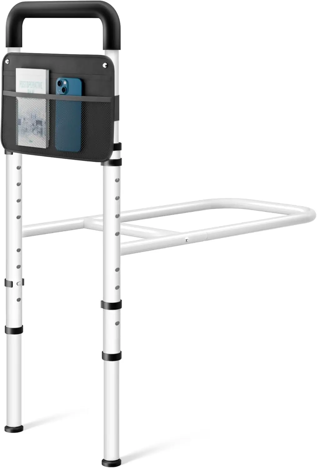 

Ограничители для кровати для пожилых людей: регулируемые по высоте, с карманом для хранения и нескользящей ручкой для легкого вставания и садения