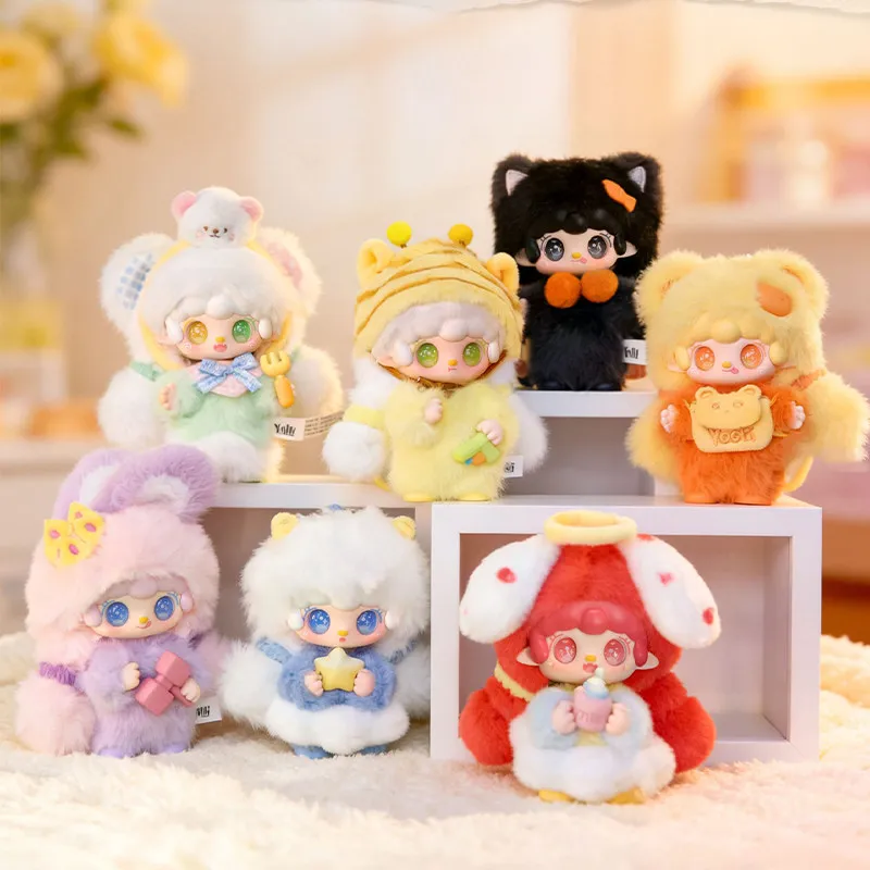 

Original Spot Yooki Cute Is No.1 World Best Plush Blind Box Toy Kawaii Yooki Surprised Box Vinyl Doll Toy Gift Desktop Ornaments