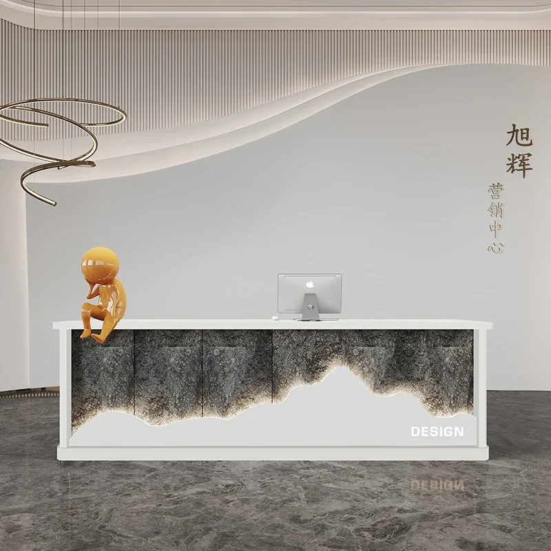 

Магазин Стойки регистрации Стоячий стол Кассир Бизнес Простой коммерческий ресторан Касса Эстетический Comptoir Caisse Мебель