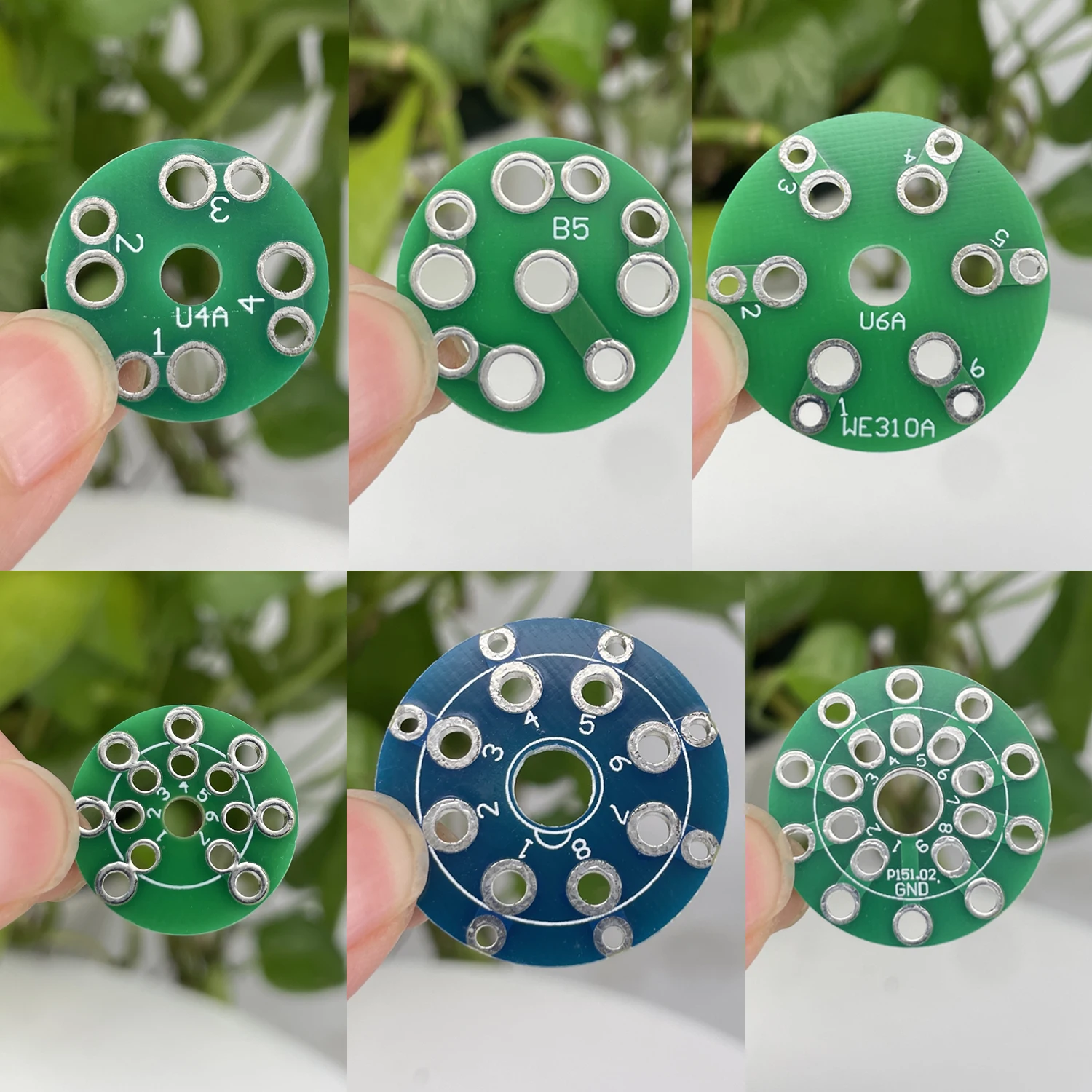 10PCS Converted Board PCB Adapter Circuit Board For CMC EIZZ 4/5/6/7/8/9 Pins Tube Socket Amplifier DIY HIFI Audio Vintage Tube