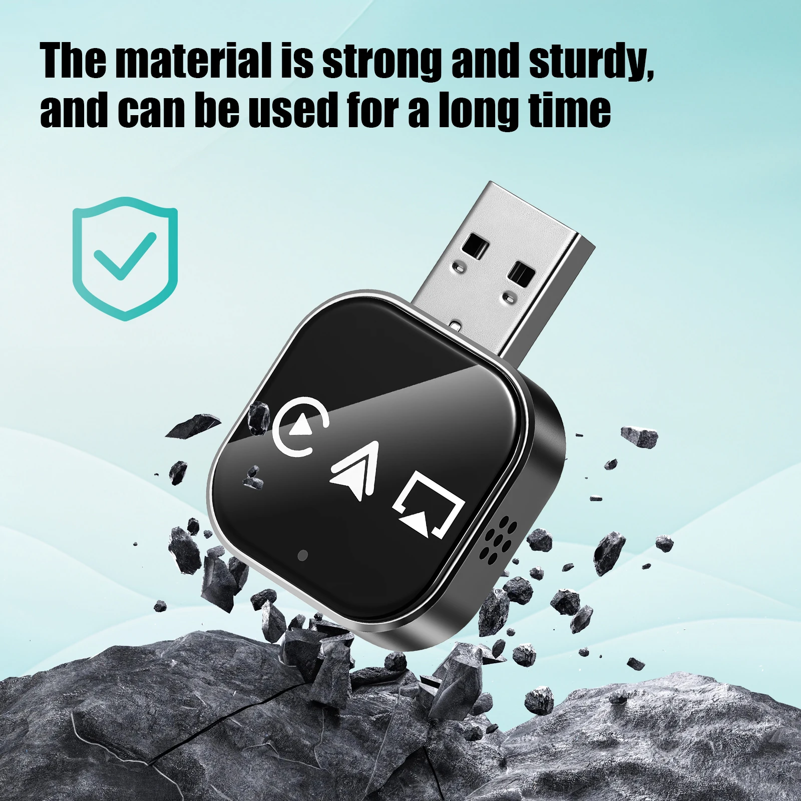 

3-In-1 Mini Car Wireless Adapter For Phone Converts Wired To Wireless Usb A To Assistance Portable Auto Receiver – Car