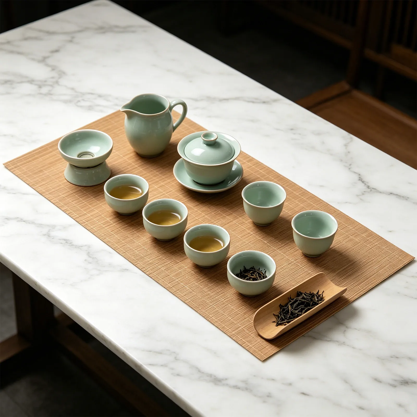 Tappetino da tè in bambù, intr - Table Runner recensione e prezzo