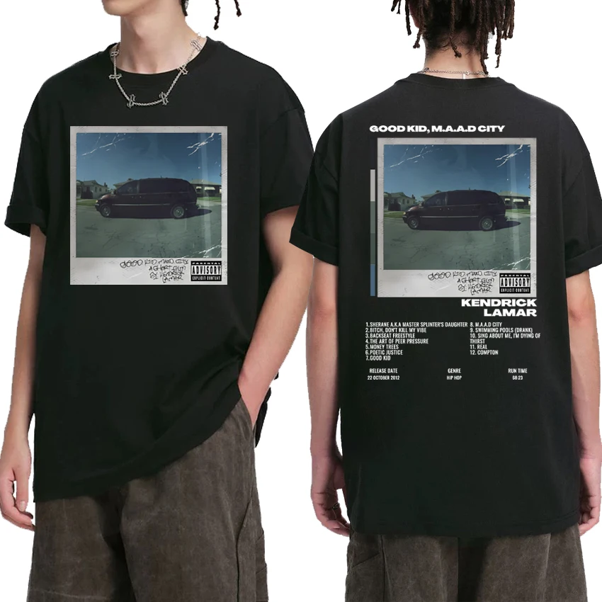 

Kendrick Lamar Tour 2025 футболка с двусторонним принтом для мужчин и женщин в стиле хип-хоп, винтажная уличная одежда, унисекс, хлопковые футболки с короткими рукавами